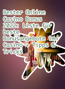 Beste online casinos mit bonus